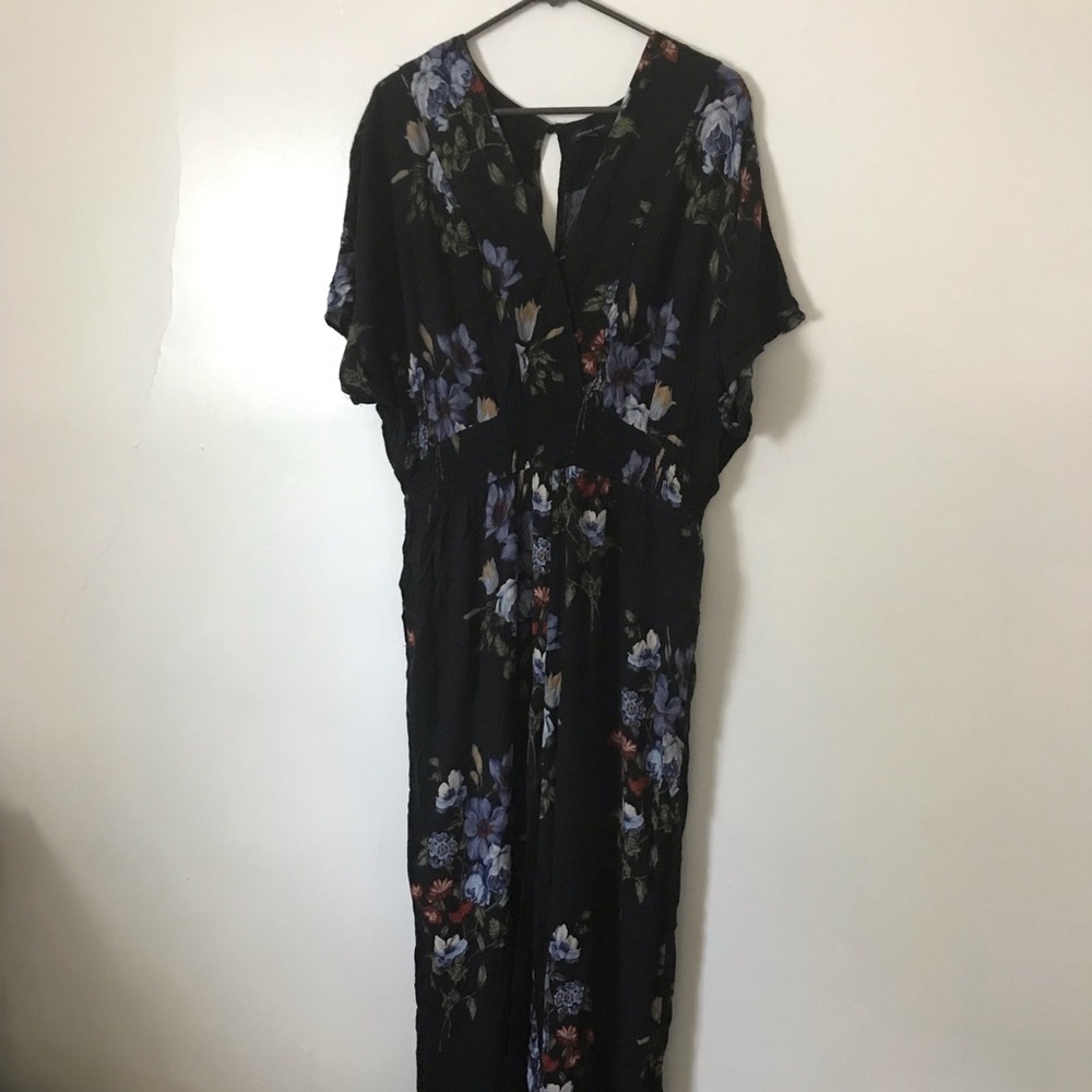 AE Flowy Floral Jumpsuit GUC